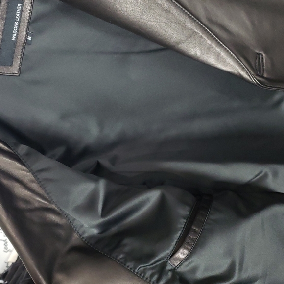 💥NEW💥 Men's Medium Dark Brown Leather Coat - Picture 2 of 7